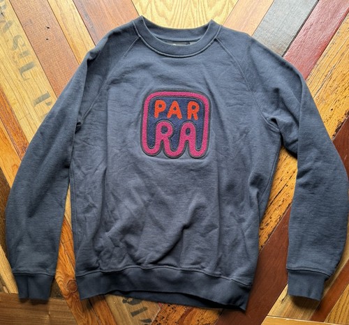 Parra crewneck sweatshirt blue - parra,